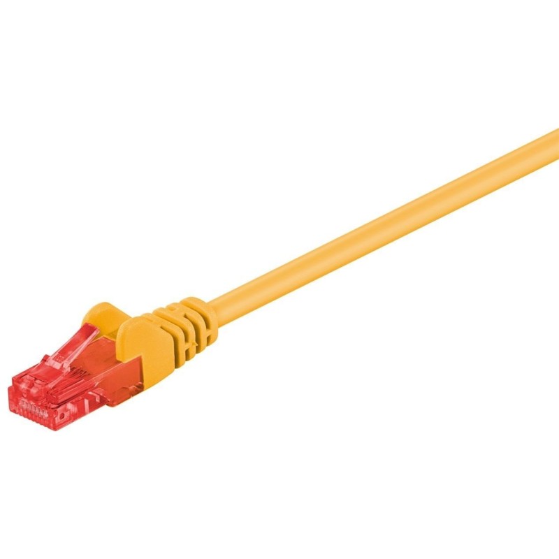 Cablu UTP Goobay, Cat 6, Patch Cord, 1m, Galben