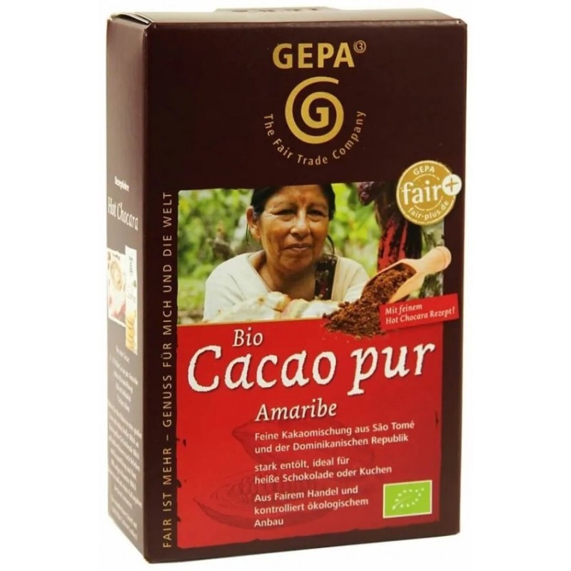 Cacao Bio Pura Amaribe, 125 g, Gepa