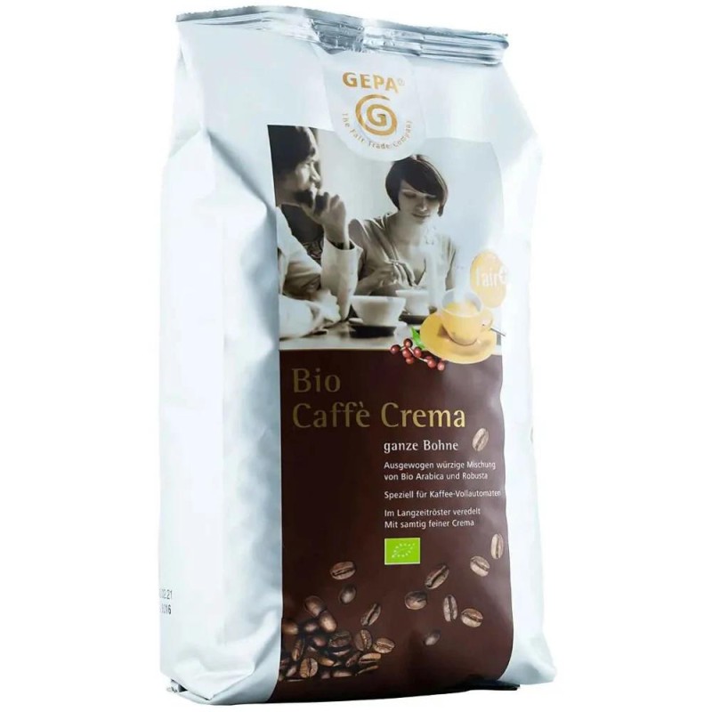 Cafea Boabe Crema, Gepa, Bio, 1000 g