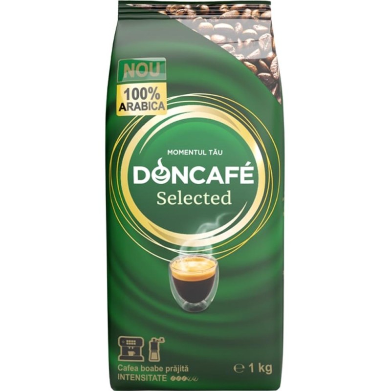 Cafea Boabe Doncafe Selected, 100% Arabica, 1 kg