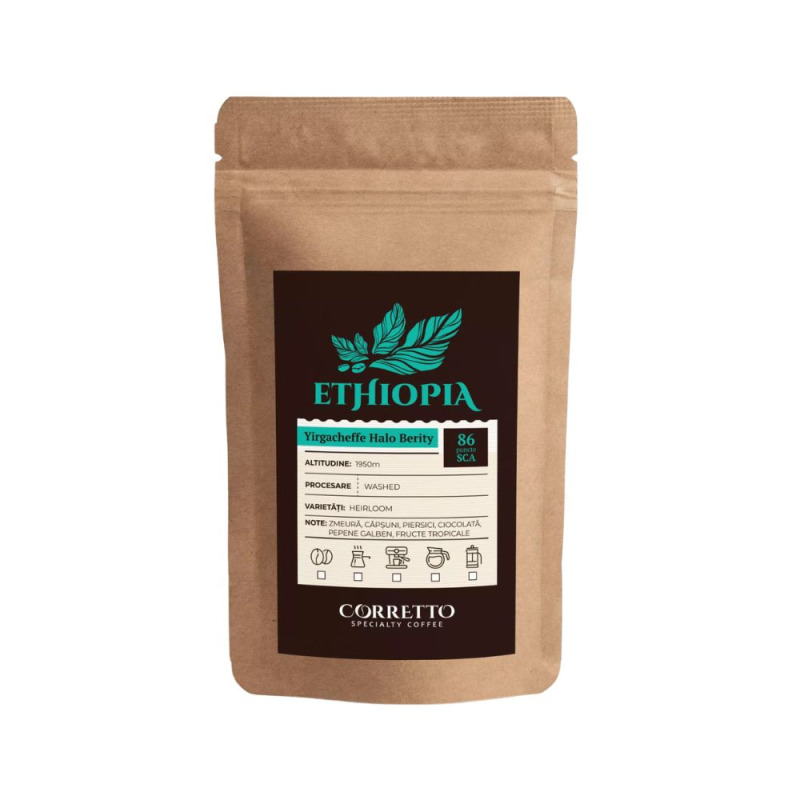 Cafea Boabe Etiopia Yirgacheffe G1, One Coffee de Specialitate, 1 kg
