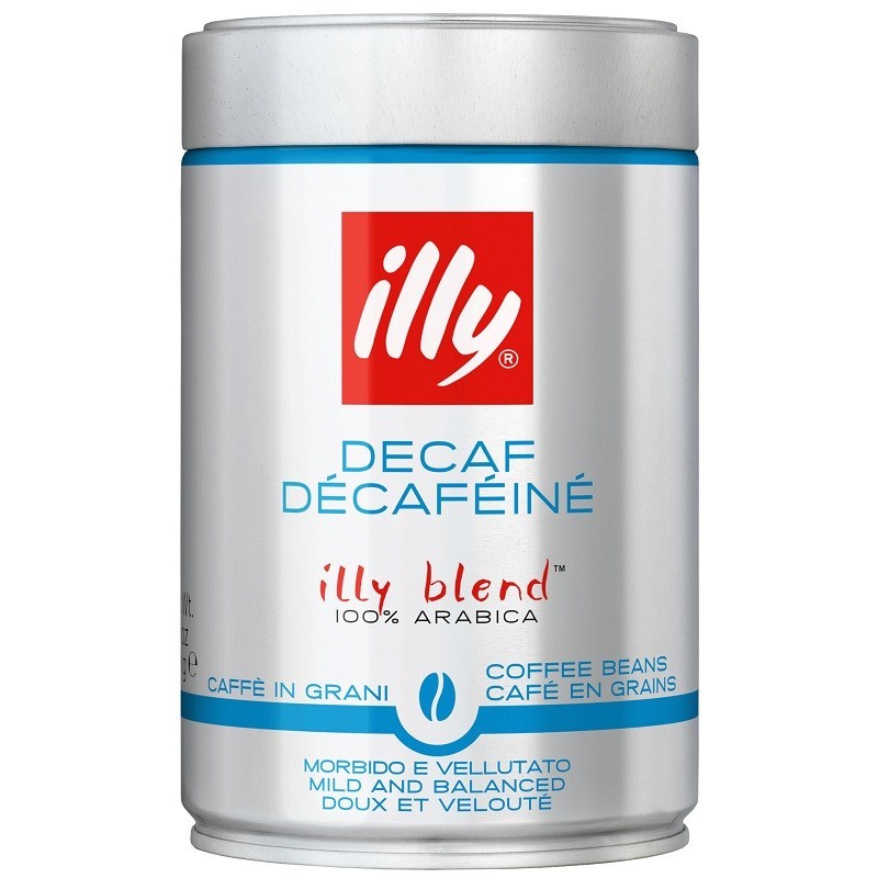 Cafea Boabe, Illy Espresso, Decofeinizata, Cutie Metal, 250 g