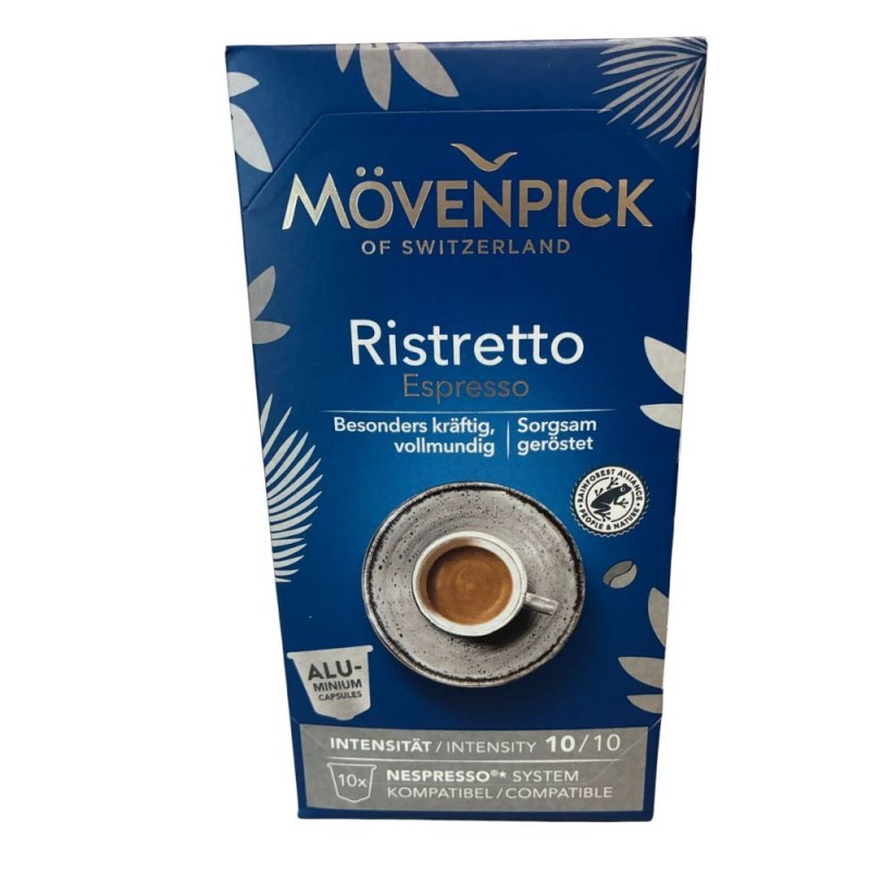Cafea Capsule, Movenpick, Ristretto Espresso, 5,7 g, 10 Capsule