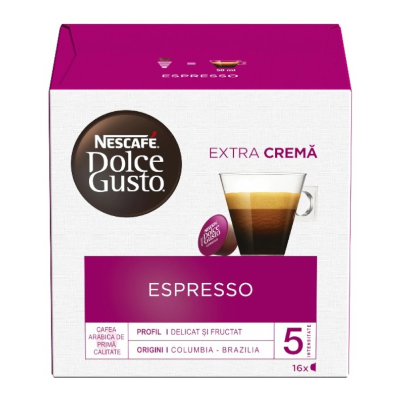Cafea Capsule, Nescafe Dolce Gusto, Espresso, 16 Capsule, 88 g