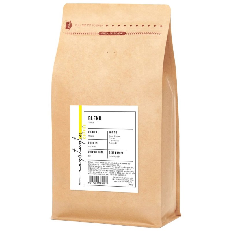 Cafea de Specialitate One Coffee Blend WOKE / Bean Vibes, 1 kg