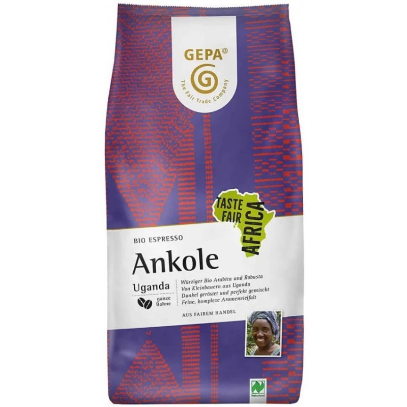 Cafea Espresso Boabe Bio Ankole, 1 kg, Gepa