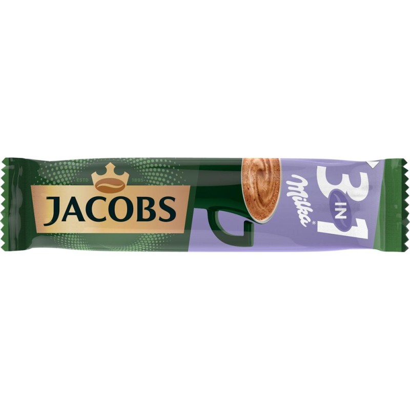 Cafea Instant Jacobs 3 in 1 Milka, 18 g