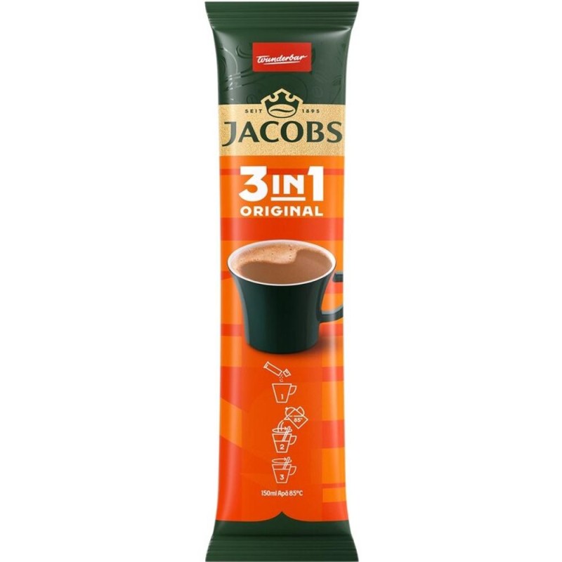 Cafea Instant Jacobs 3 in 1 Original, 12.6 g
