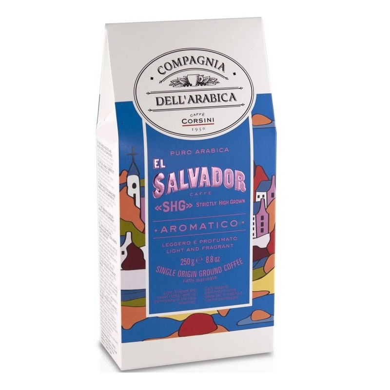 Cafea Macinata Compagnia Dell'Arabica Corsini El Salvador Shg Aa Wasshel 250 g