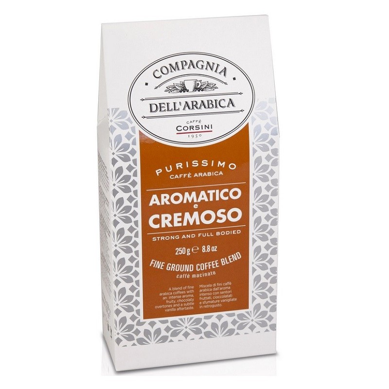 Cafea Macinata Compagnia Dell'Arabica Corsini Purissimo Caffe' Arabica 250 g