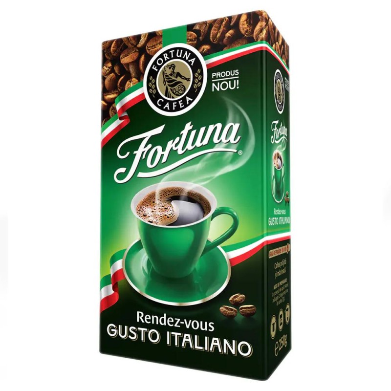 Cafea Macinata Fortuna Rendez-Vous Gusto Italiano, 250 g 
