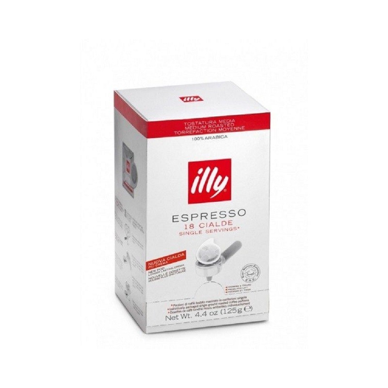 Cafea Monodoze ESE, Illy Espresso, Cutie Carton, 18 buc, 125 g
