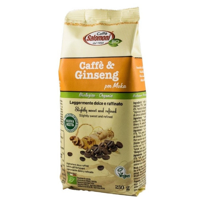 Cafea si Ginseng BIO, Salomoni Cafe, 250 g