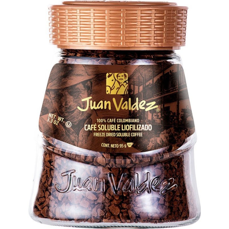 Cafea Solubila Liofilizata clasica 95g Juan Valdez