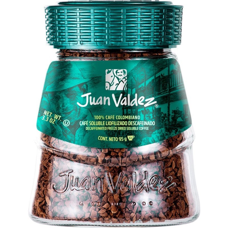 Cafea Solubila Liofilizata Decofeinizata 95g Juan Valdez
