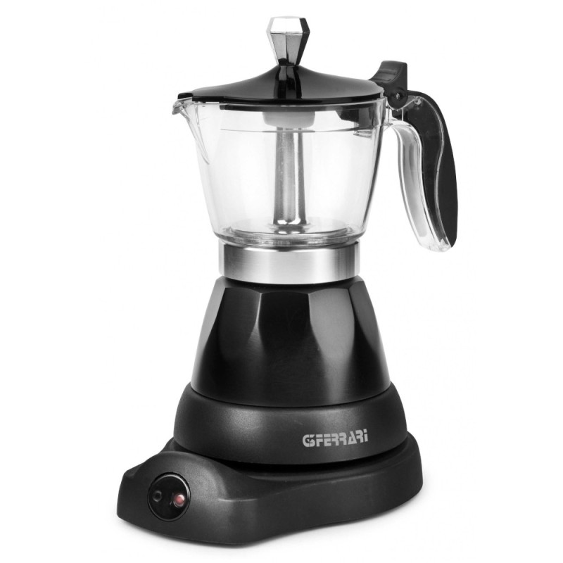 Cafetiera G3Ferrari Moka Bonjour, 400 W, Negru