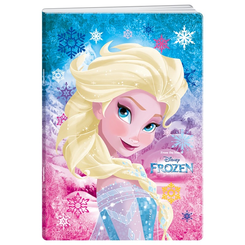 Caiet A4 Dictando, 40 File, 80 g, Coperta Frozen Glitter, Varianta 4
