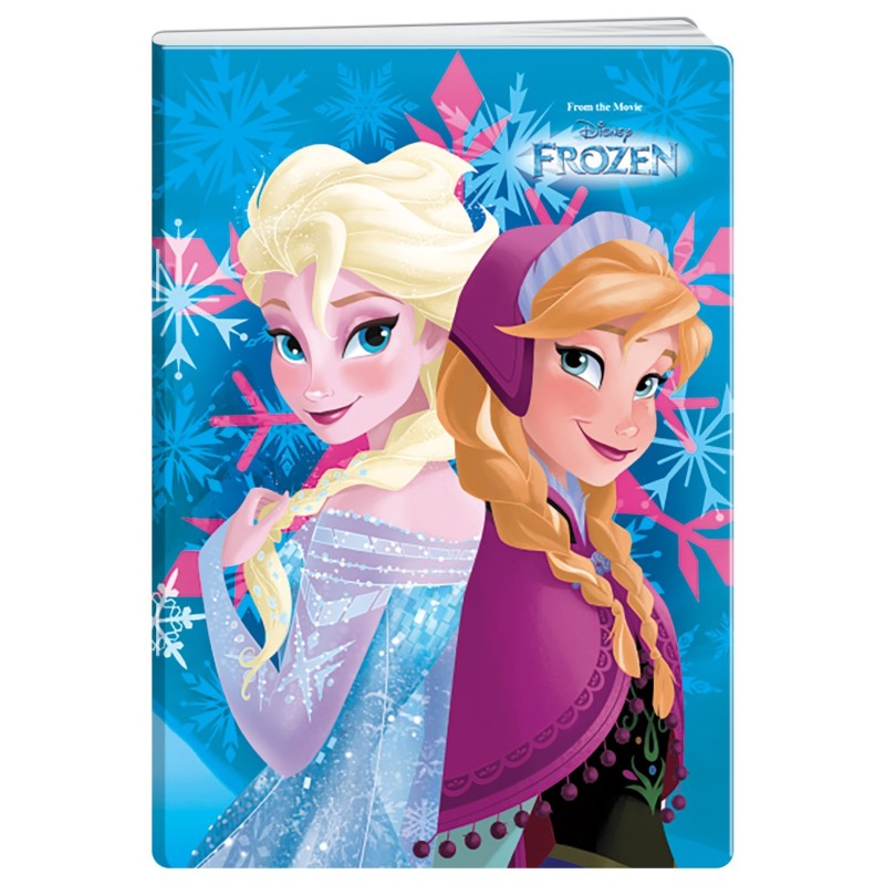 Caiet A4 Dictando, 40 File, 80 g, Coperta Frozen Glitter, Varianta 6