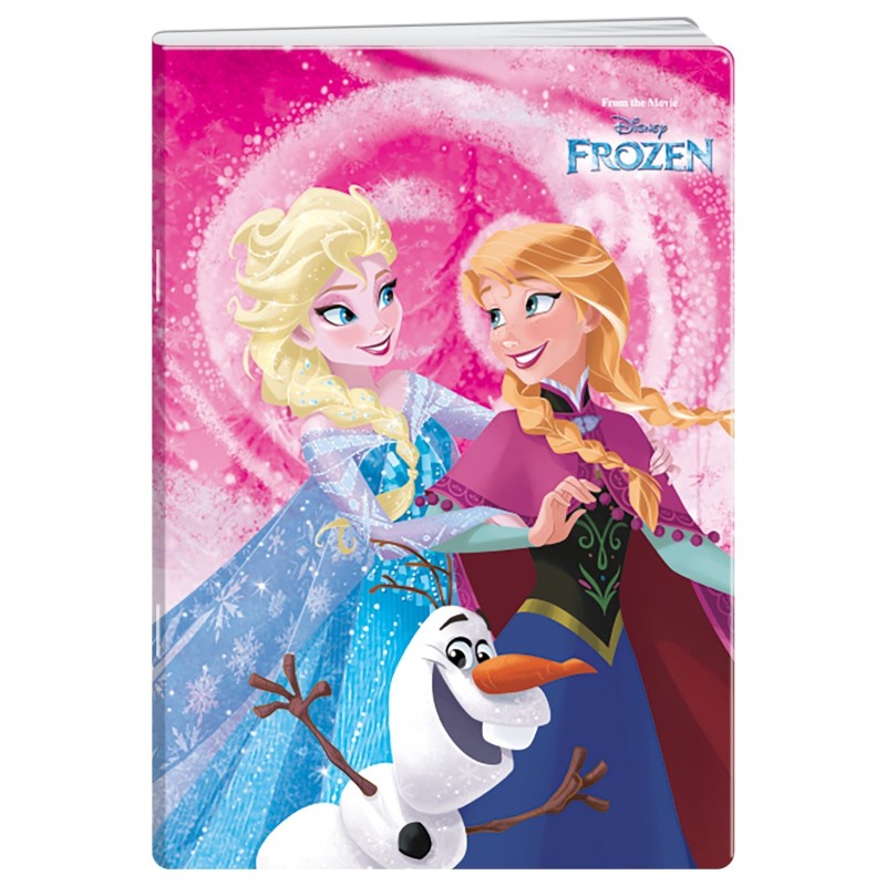 Caiet A4 Dictando, 40 File, 80 g, Coperta Frozen Glitter, Varianta 7