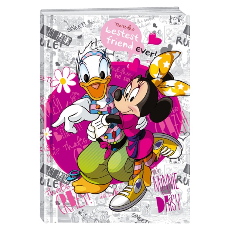 Caiet A4 Dictando, 40 File, 80 g, Coperta Minnie Glitter, Varianta 1