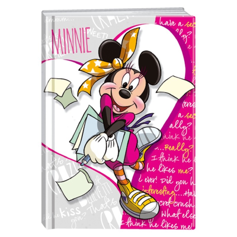 Caiet A4 Dictando, 40 File, 80 g, Coperta Minnie Glitter, Varianta 2