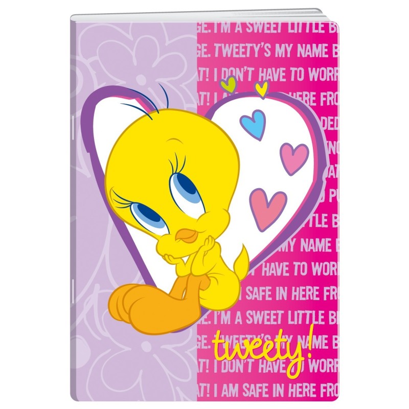 Caiet A4 Dictando 48 File, 70 g, Coperta Tweety , Varianta 3