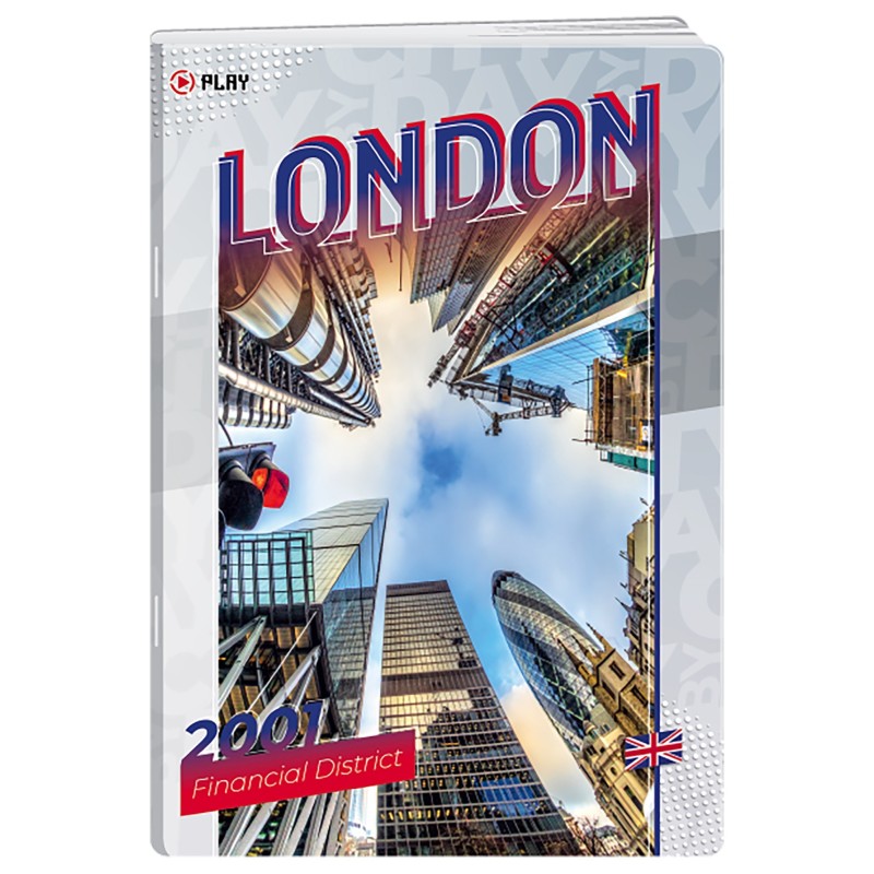 Caiet A4 Dictando, 60 File, 70 g, Coperta Londra, Varianta 6