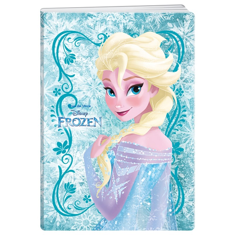 Caiet A4 Matematica, 40 File, 80 g, Coperta Frozen Glitter, Varianta 1