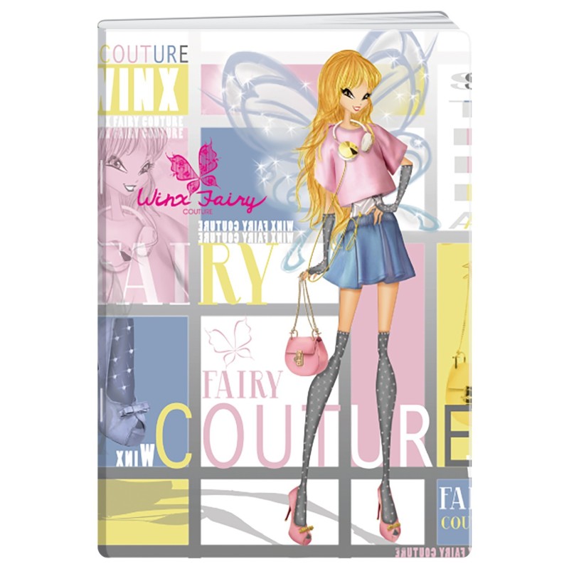 Caiet A4 Matematica, 40 File, 80 g, Coperta Winx Fairy Glitter, Varianta 4
