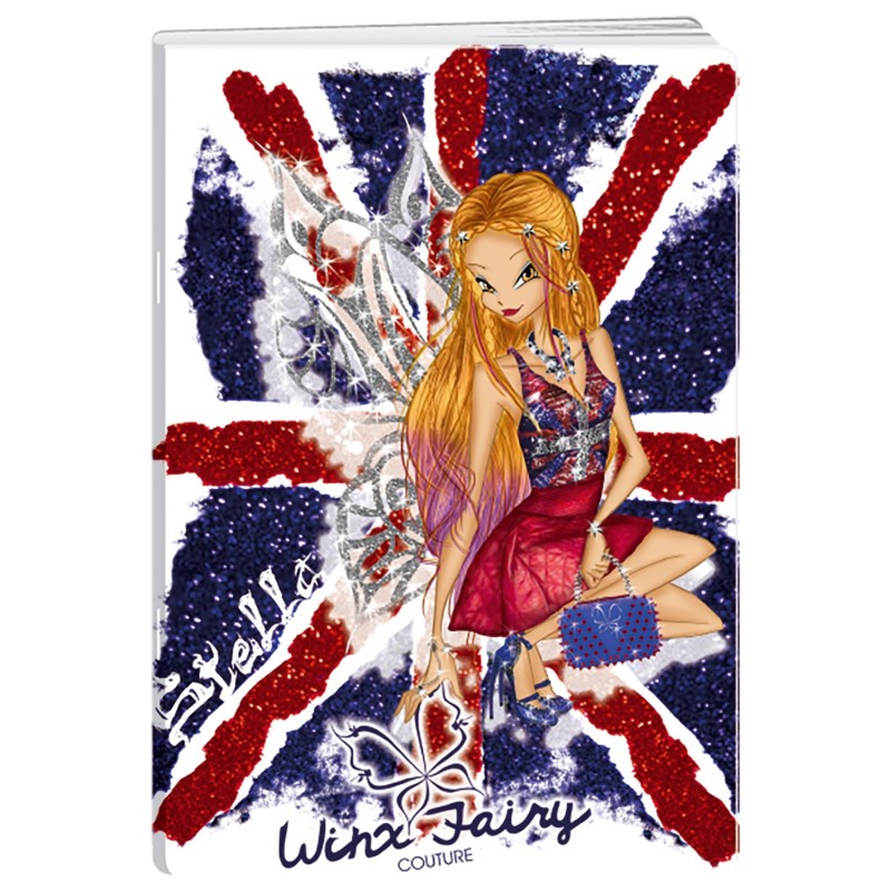 Caiet A4 Matematica, 40 File, 80 g, Coperta Winx Glitter, Varianta 4