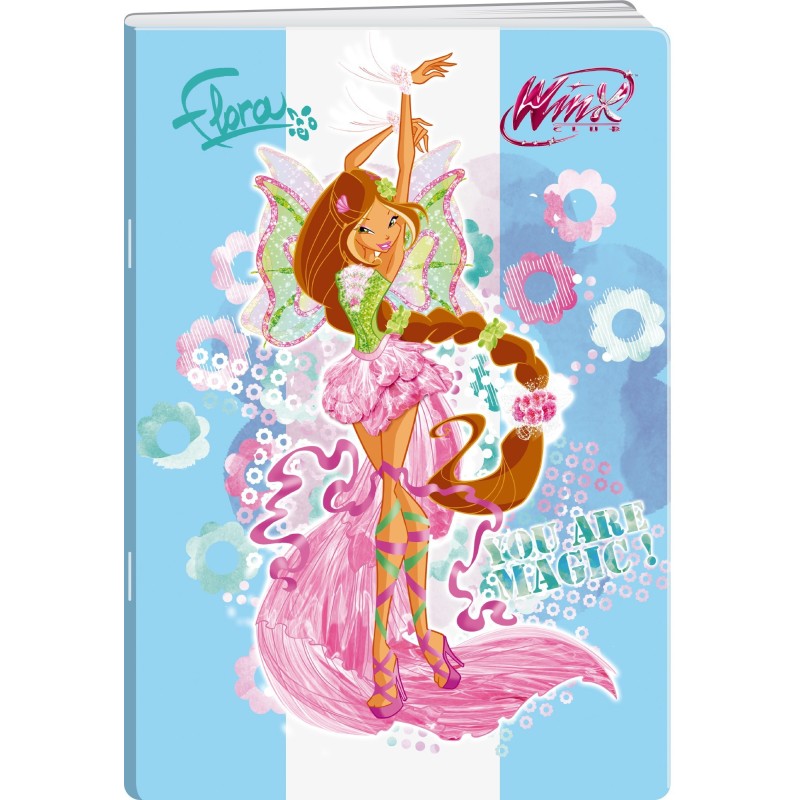 Caiet A4 Matematica, 48 File, 70 g, Coperta Winx, Varianta 5