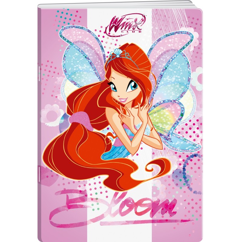 Caiet A4 Matematica, 48 File, 70 g, Coperta Winx, Varianta 6
