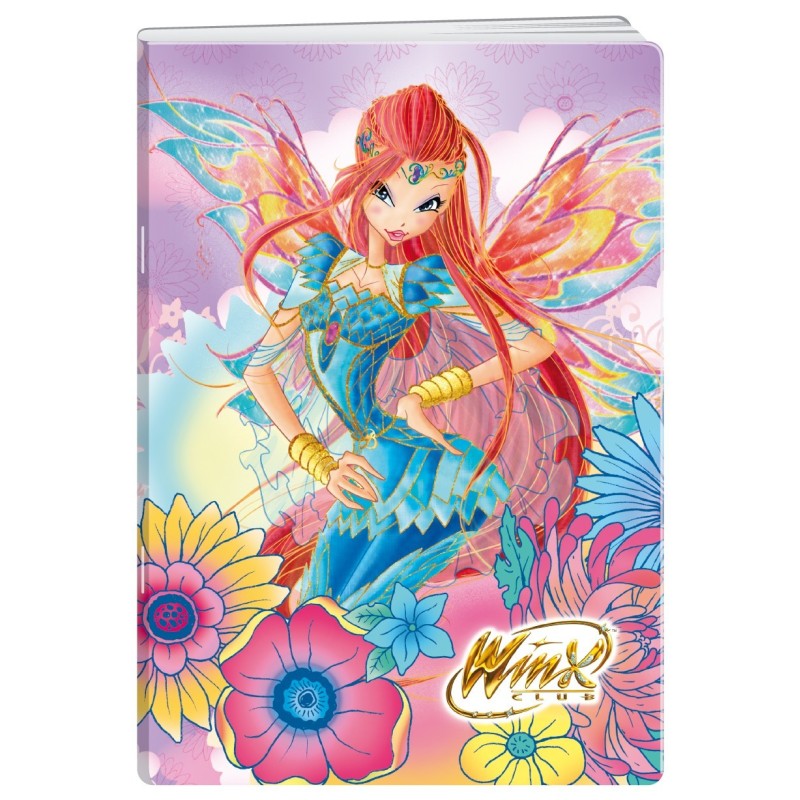 Caiet A4 Matematica, 50 File, 80 g, Coperta Winx, Varianta 1