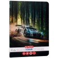 Caiet A4 Matematica, Motiv Race Cars, 60 File, Hartie 70 g/mp, Colturi Rotunjite