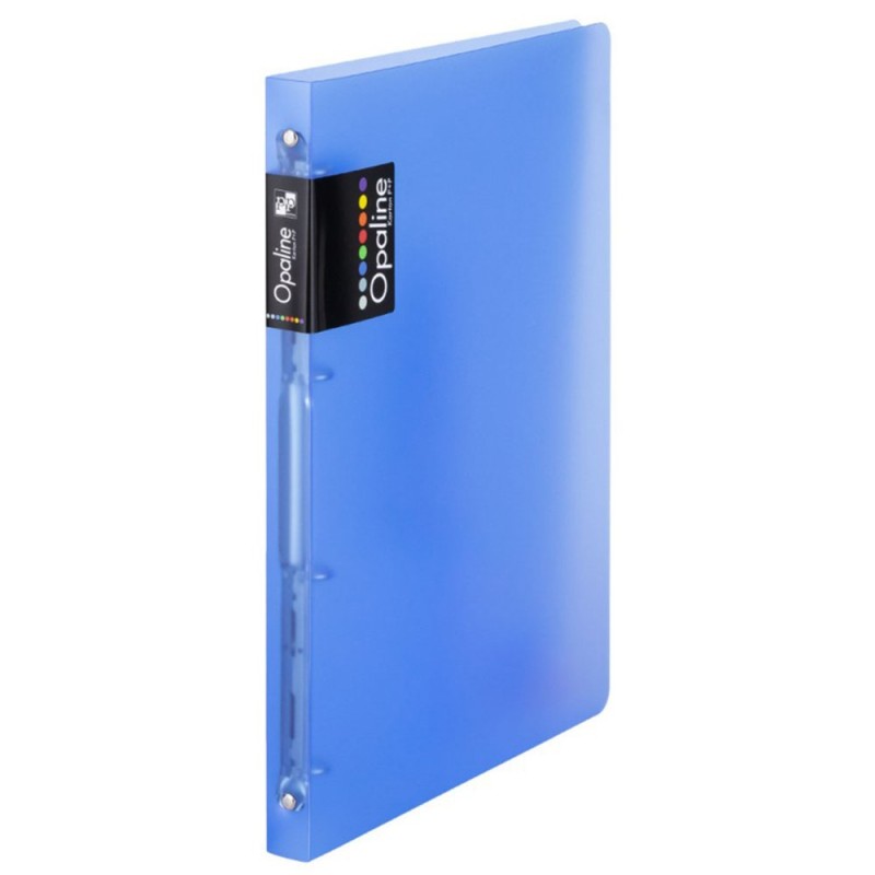 Caiet A4 Mecanic, 4 Inele, 20 mm, Albastru