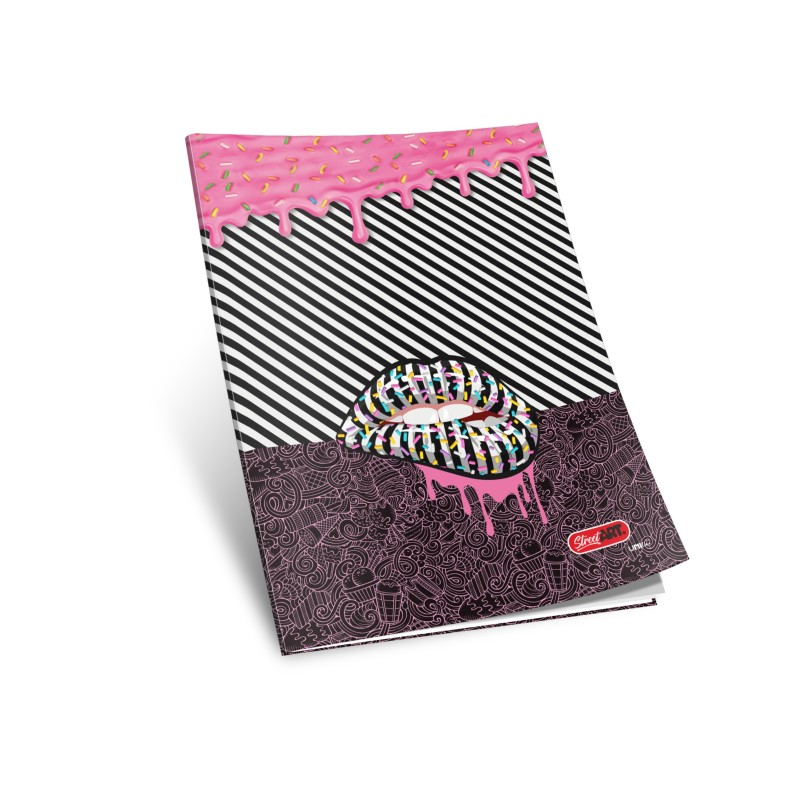 Caiet A4 Velin, 42 File, Coperta Street Art, Varianta 1