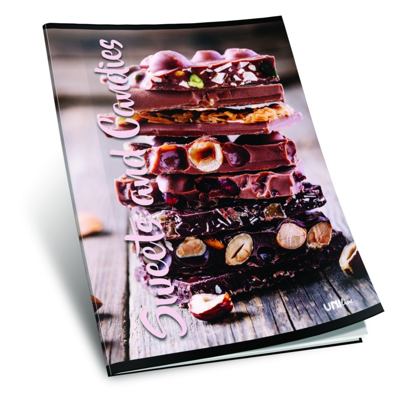 Caiet A4 Velin, 42 File, Coperta Sweets & Candies, Varianta 6