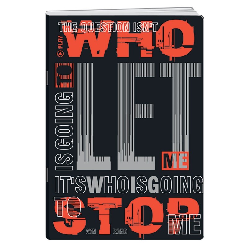 Caiet A4 Velin, 96 File, 70 g, Coperta Citate, Varianta 4