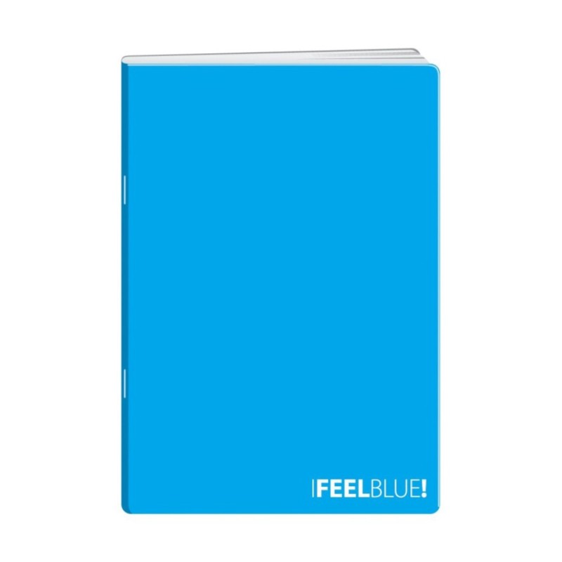 Caiet A5 Dictando 42 File, 80 g, Coperta Feel PP, Albastru
