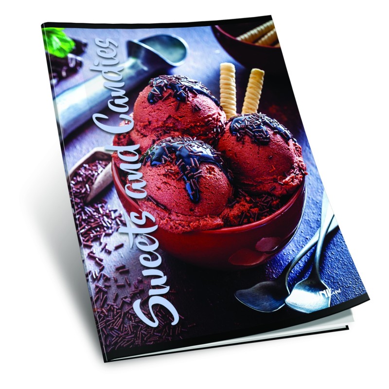 Caiet A5 Dictando, 42 File, Coperta Sweets & Candies, Varianta 5