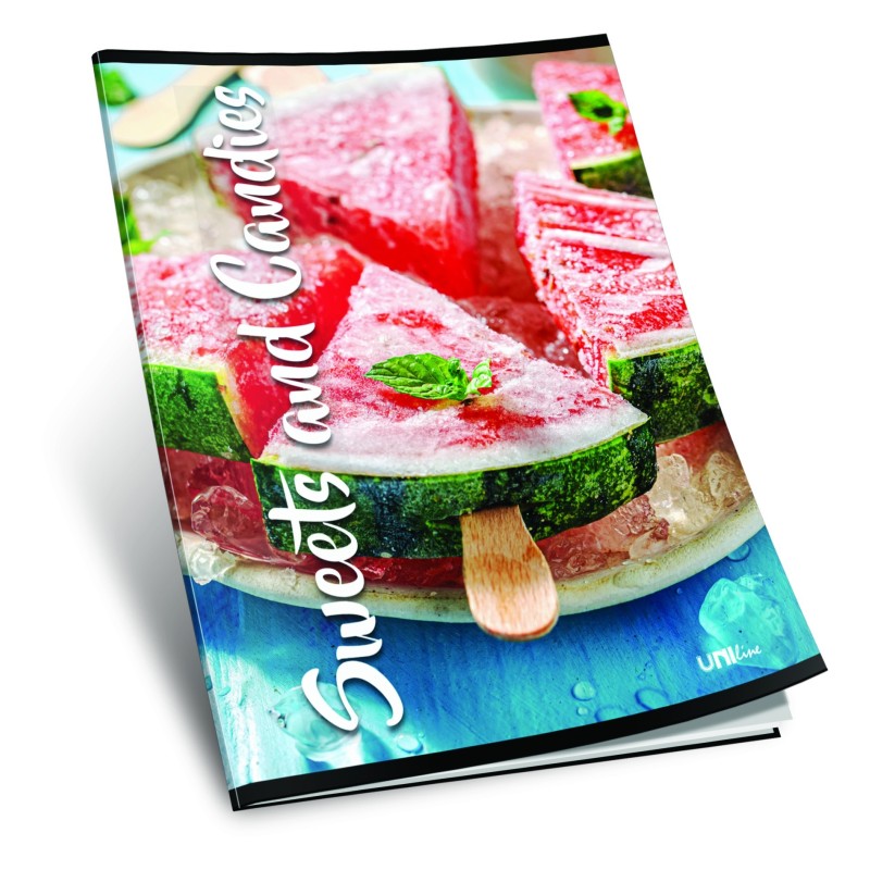 Caiet A5 Dictando, 42 File, Coperta Sweets & Candies, Varianta 6