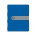 Caiet A5 EOTG cu Spira, 80 File, Matermatica, Albastru