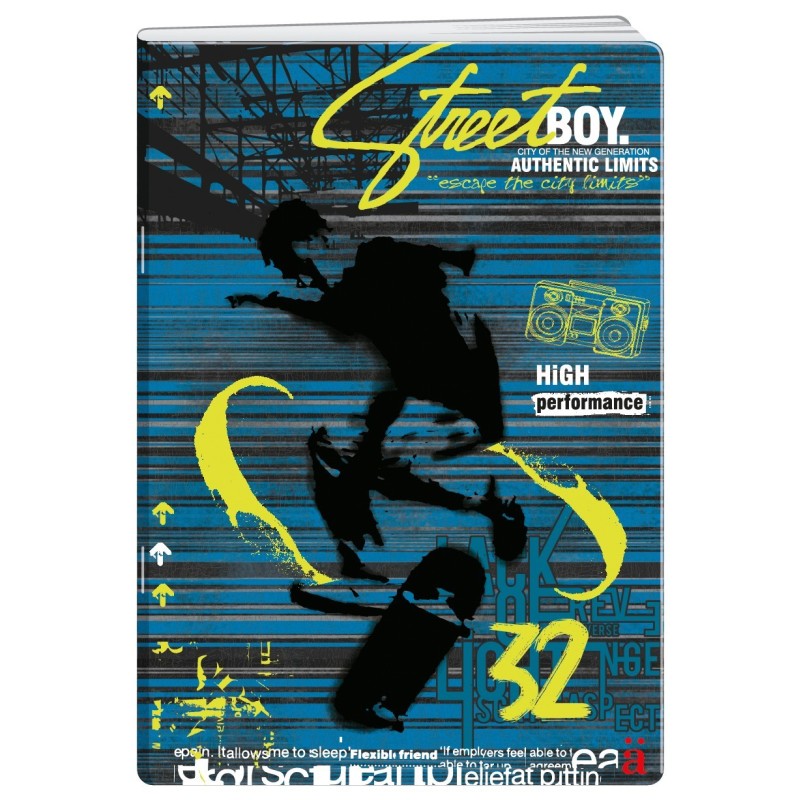 Caiet A5 Matematica, 42 File, 80 g, Coperta Urban Play, Varianta 3