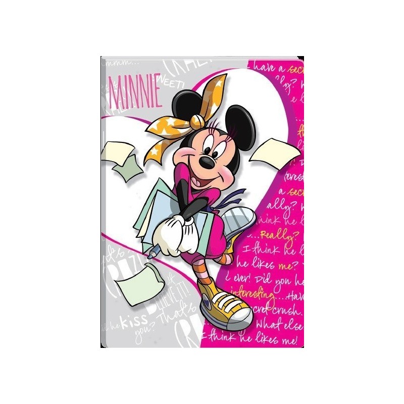 Caiet A5 Matematica, 80 File, 80 g, Coperta Cartonata Minnie, Varianta 2
