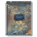 Caiet Dictando, Spira Metal, 320 File, Coperta DENIM, Varianta 1