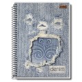 Caiet Dictando, Spira Metal, 320 File, Coperta DENIM, Varianta 2