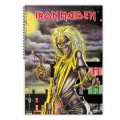 Caiet Dictando, Spira Metal, 96 File, Coperta Iron Maiden, Varianta 2