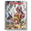 Caiet Dictando, Spira Metal, 96 File, Coperta Iron Maiden, Varianta 5