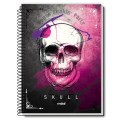 Caiet Dictando, Spira Metal, 96 File, Coperta Skull is Coolture, Varianta 2