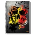 Caiet Dictando, Spira Metal, 96 File, Coperta Skull is Coolture, Varianta 3